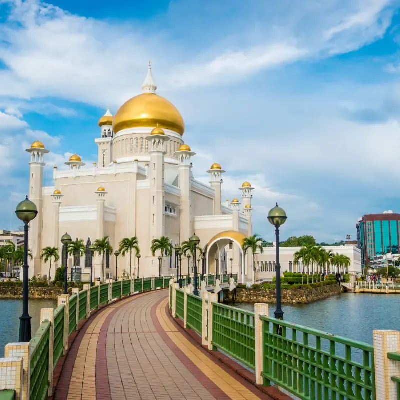 Sebuah masjid di Brunei Darussalam